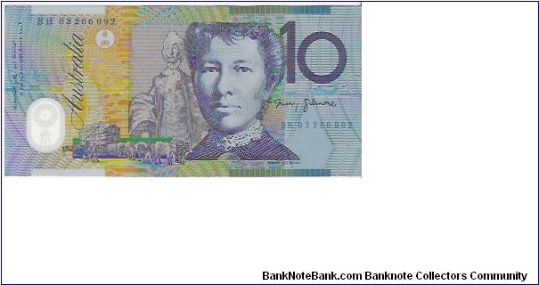 10 DOLLARS

POLYMER NOTE

BH 03 266 092 Banknote