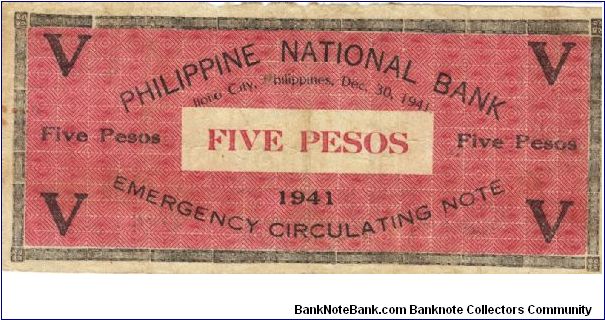 Banknote from Philippines year 1941