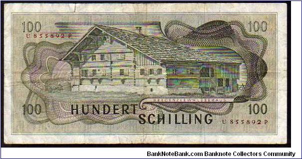 Banknote from Austria year 1981