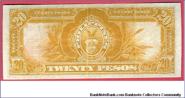 Banknote from Philippines year 1936