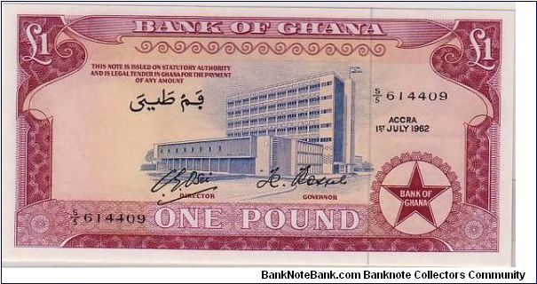 BANK OG GHANA Banknote