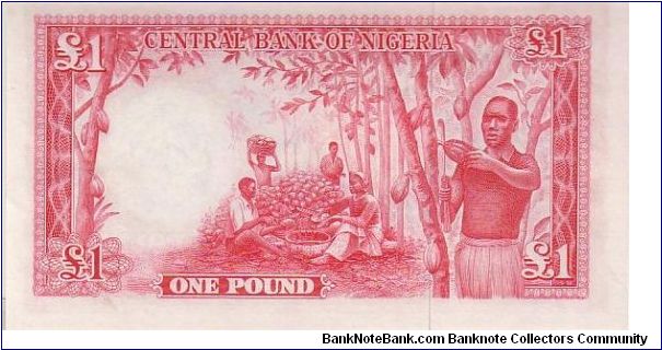 Banknote from Nigeria year 1957