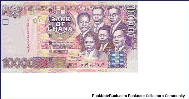 10,000 CEDIS

DQ5653337 Banknote