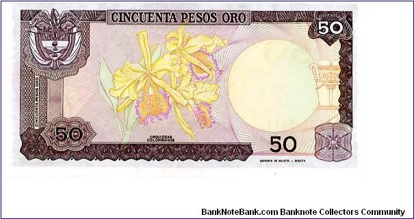 Banknote from Colombia year 1986