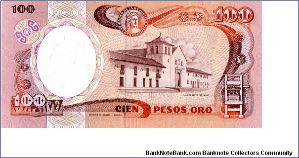 Banknote from Colombia year 1986