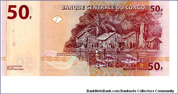 Banknote from Congo year 2000