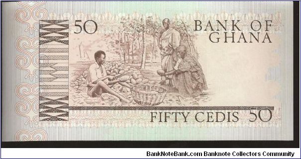 Banknote from Ghana year 1979