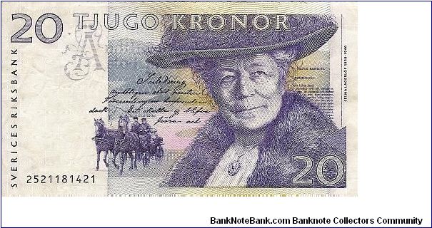 20 kronor; 1992 Banknote