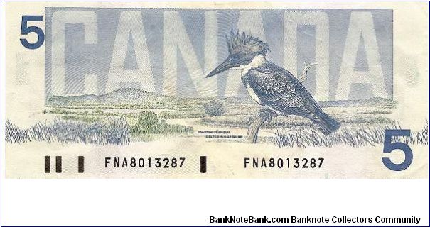 Banknote from Canada year 1986