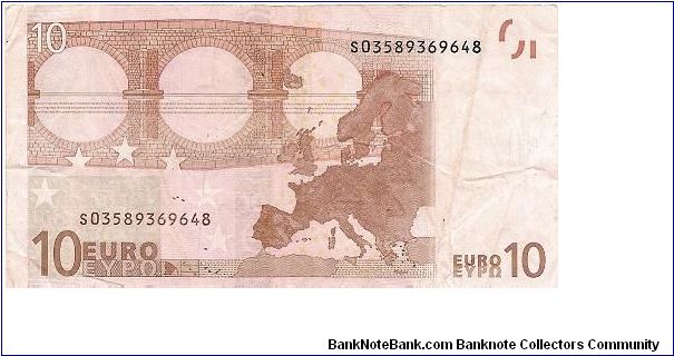 Banknote from Italy year 2002