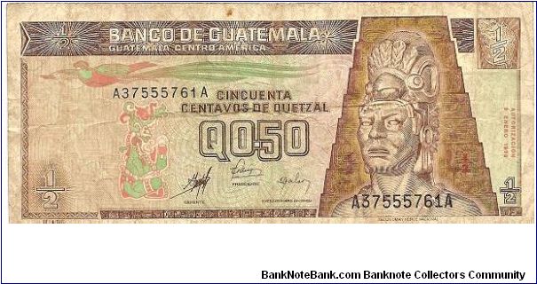50 centavos; January 9, 1998 Banknote
