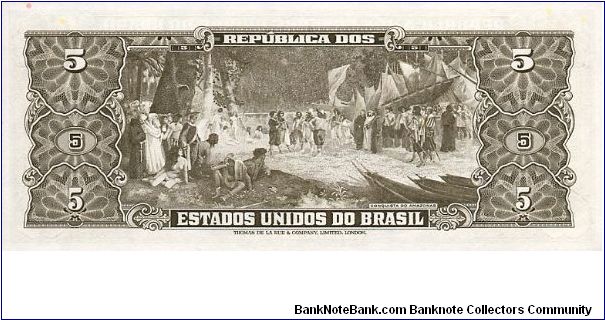 Banknote from Brazil year 1953