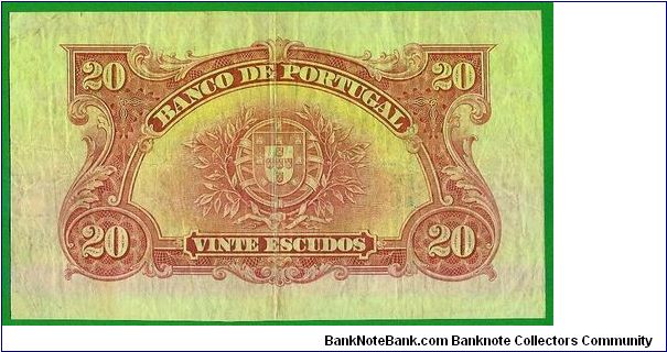Banknote from Portugal year 1925