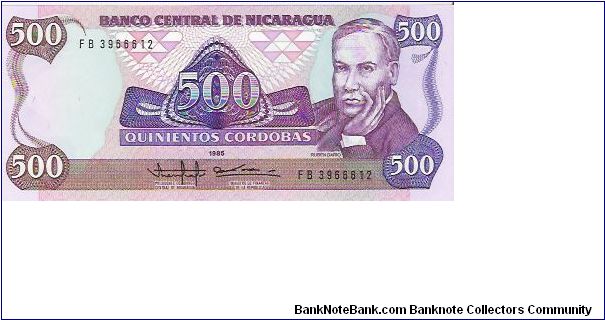500 CORDOBAS

FB 3966612

P # 155 Banknote