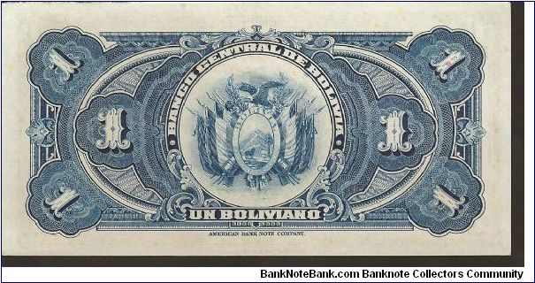 Banknote from Bolivia year 1928
