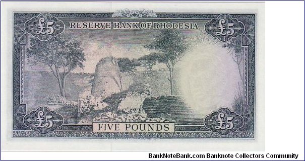 Banknote from Rhodesia year 1964