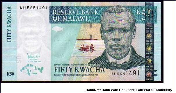 50 Kwacha
Pk 45c Banknote