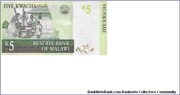 Banknote from Malawi year 2005
