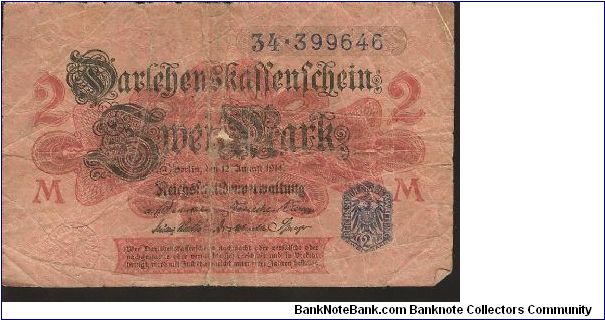P 53,54,55
2 Mark Banknote