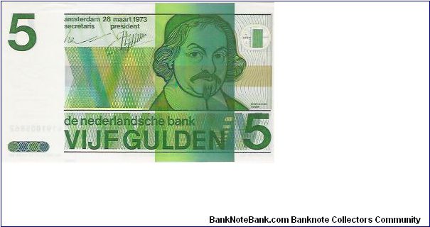 Banknote from Netherlands year 1973