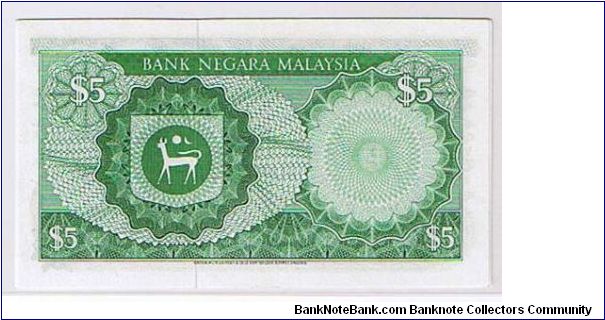 Banknote from Malaysia year 1970