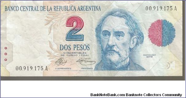 P340
2 Pesos Banknote