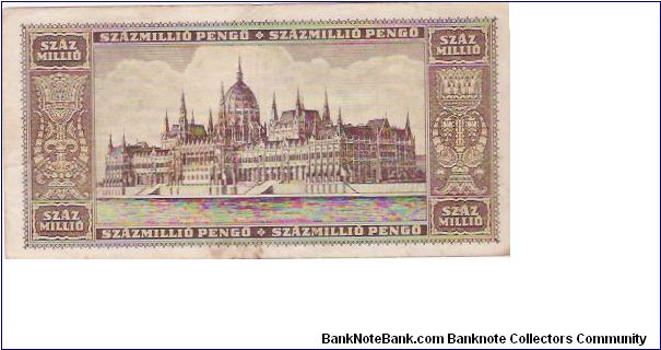 Banknote from Hungary year 1946