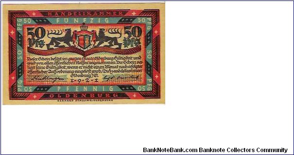 50 PFENNIG Banknote