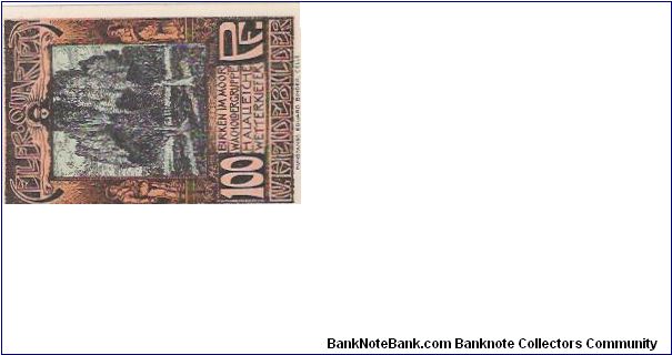 100 PFENNIG

31.1.1922 Banknote