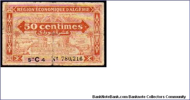 50 Centimes__
Pk 97a__

L.31-January-1944
 Banknote