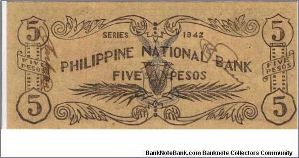 Banknote from Philippines year 1942