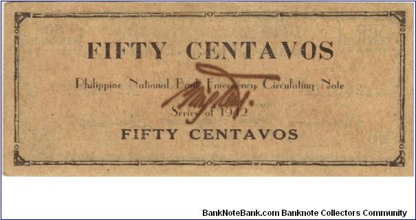 Banknote from Philippines year 1942