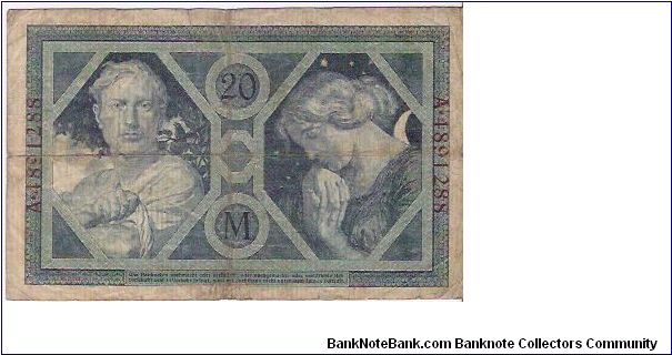Banknote from Germany year 1915