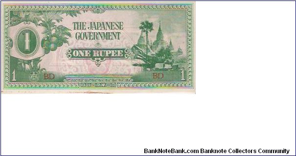 1 RUPEE

BD

P # 14 A Banknote