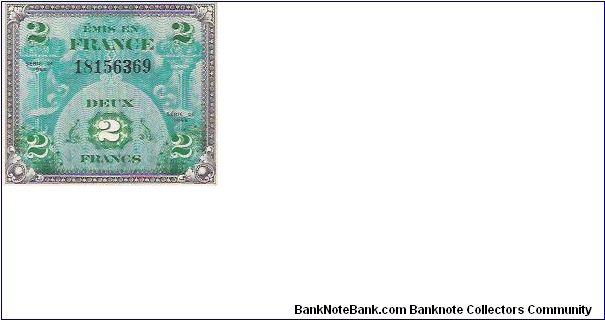 2 FRANCS

18156369

SERIE 1944

P # 114 A Banknote