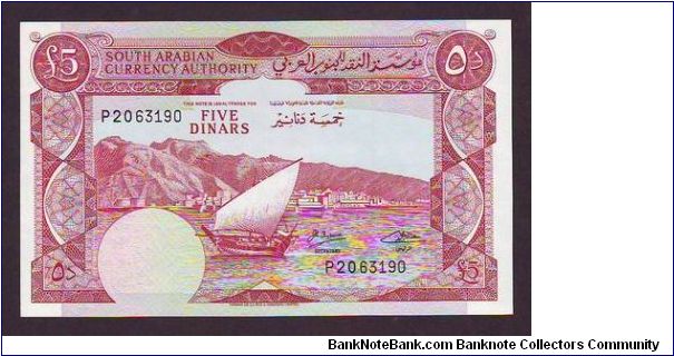 5 danir
south Arabian
x Banknote
