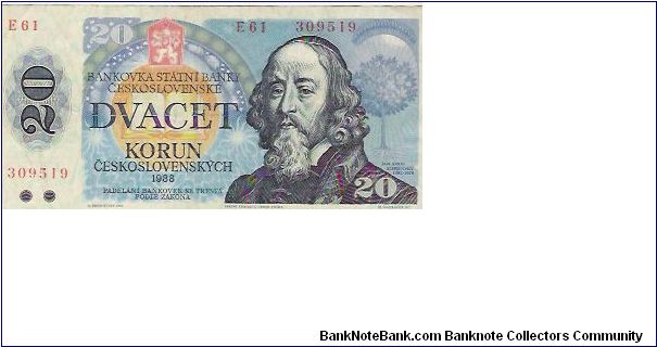 20 KORUN

E61  309519

P # 95 Banknote