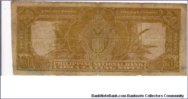 Banknote from Philippines year 1921