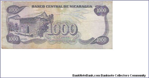 Banknote from Nicaragua year 1979