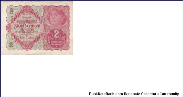 2 KRONEN

2.1.1922

P # 74 Banknote