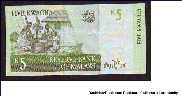 Banknote from Malawi year 1997