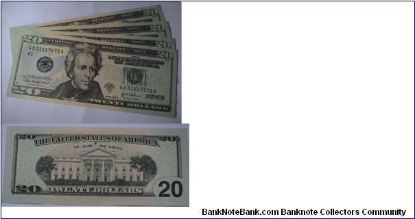 20 Dollars. Banknote