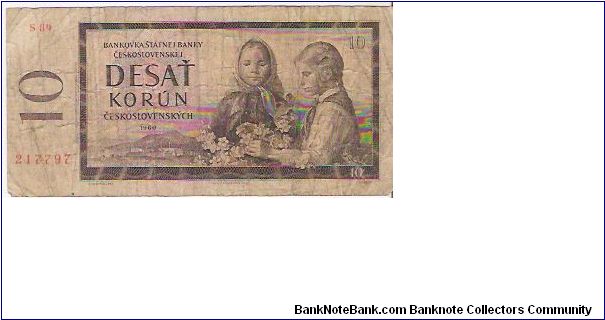 10 KORUN

S89

217797

P # 88 B Banknote