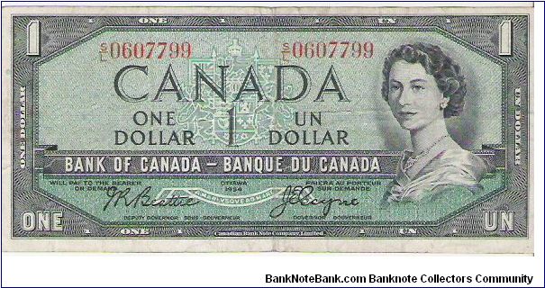 1 DOLLAR

S/L 0607799

MODIFIED HAIR STYLE

P # 75 A Banknote