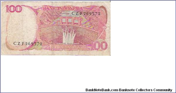 100 RUPIAH

CZF 269572

P # 122 A Banknote
