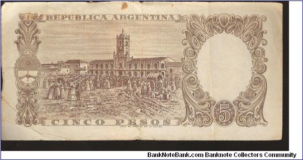 Banknote from Argentina year 1960