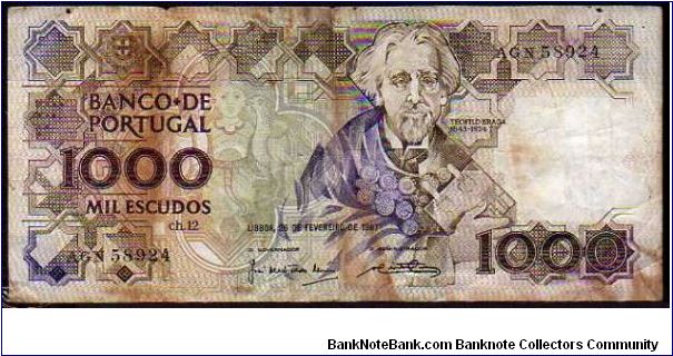 1000 Escudos__
Pk 181 b Banknote