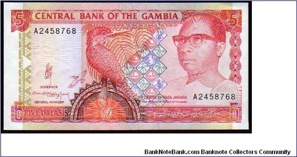 5 Dalasis__
Pk 12 a__

1991-1995
 Banknote