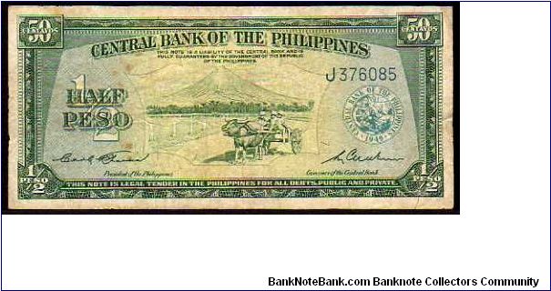 1/2 Peso__
Pk 132
__
L.1949
 Banknote