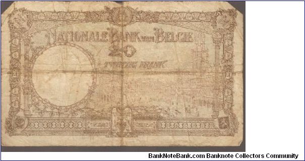Banknote from Belgium year 1948